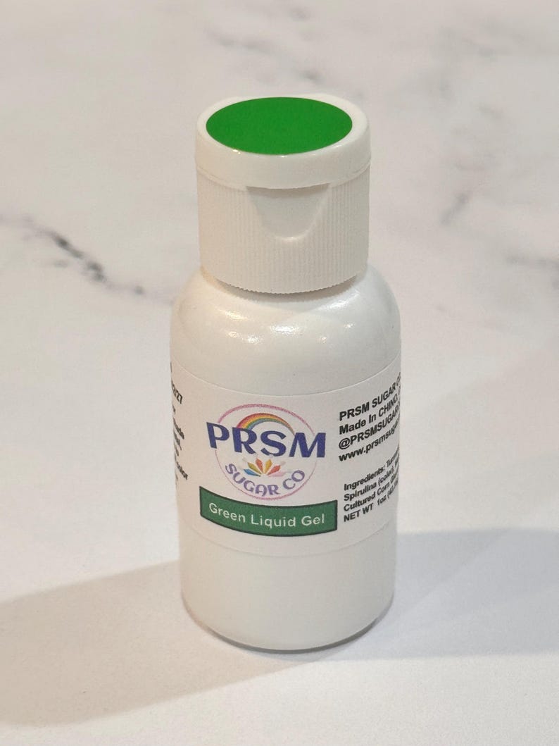 Green Liquid Gel Food Color Extract