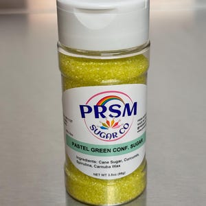 Spring Green Sanding Sugar 3.5oz