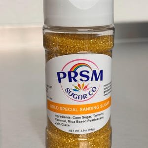 Gold Sanding Sugar 3.5oz