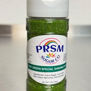 Leaf Green Sanding Sugar 3.5oz