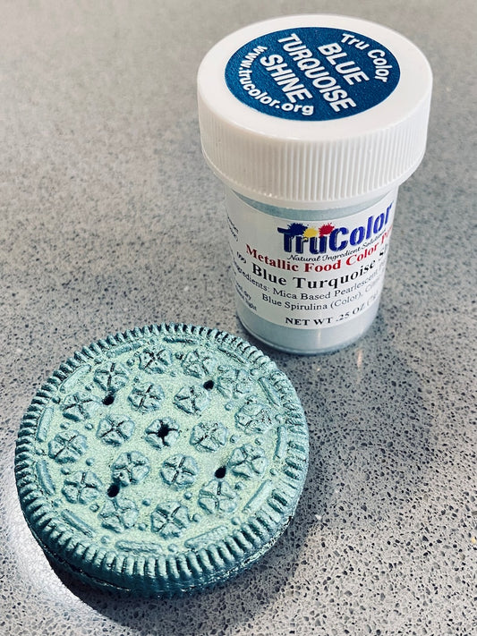 Blue Turquoise Metallic