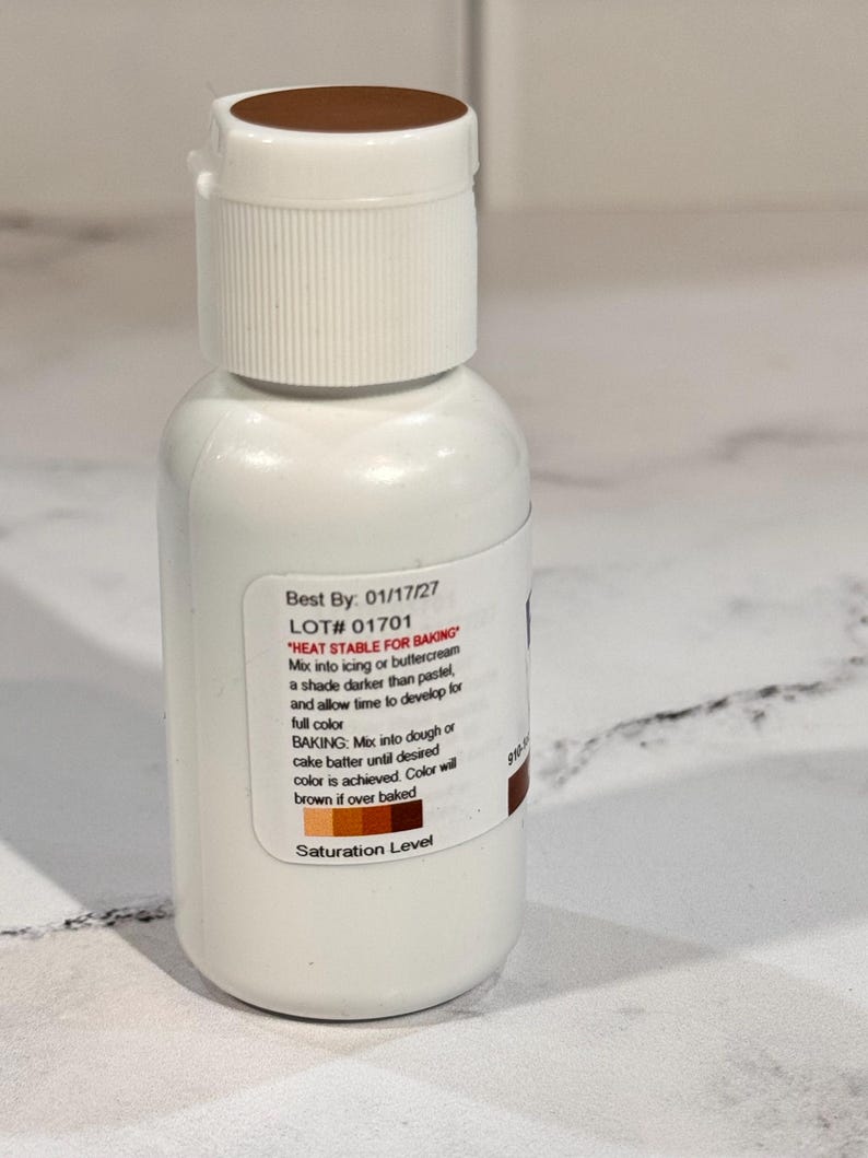 Brown Baking Gel