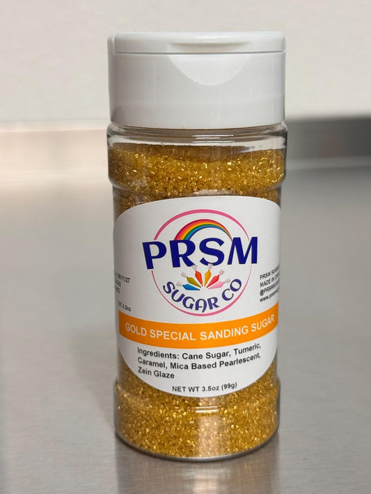 Gold Sanding Sugar 3.5oz