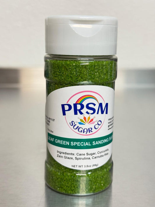 Leaf Green Sanding Sugar 3.5oz