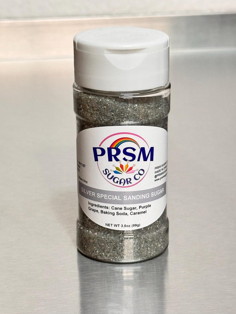 Silver Sanding Sugar 3.5oz